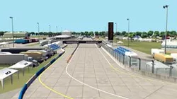 Cartoon Race Track Sebring