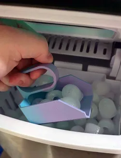 Compact Ice Scoop for Countertop Ice Makers (No Screws Needed)