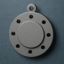 Creality Cloud | BLIND FLANGE KEYCHAIN  | ملفات الطابعة ثلاثية الأبعاد