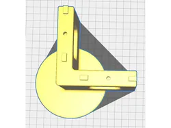 Creality Ender-5 Plus 2020 extrusion 100mm riser foot for each corner