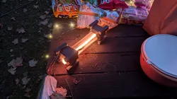 Deep Rock Galactic Flare with inserts for ESP32 18650 BluetoothWifi