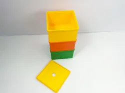 Fișiere pentru imprimante 3D | Fișier 3MF | 100x100x60 Stackable Box with lid