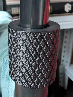 Friction collet for pipe-based clothes hanging rack