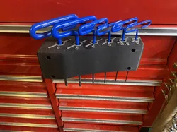 Holder for Eklind T-Handle Hex (Allen) Keys - 6 piece set - two mount options: magnets or screws