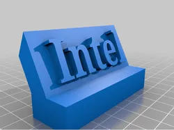 intel sign