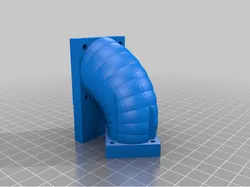 KINGROON KP3S hotend fan adapter 30/10 to 40/10