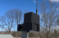 Meshtastic Weather Resistant 18650 powered Pipe clamp or tree mount Wisblock Mini box with solar