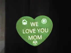 Mother’s Day Glow-in-the-Dark Heart Magnet