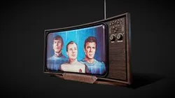 Soviet futuristic LCD TV