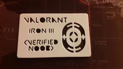 Valorant Card - Iron III