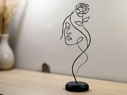 Woman and Rose Silhouette