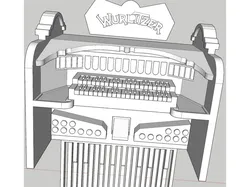 Wurlitzer Organ Console