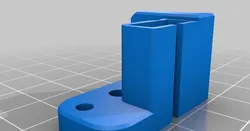 Adjustable BL-Touch sensor mount for Ender 3 and CR10 REMIX to use a 6-32 screw and nut (with STEP file)