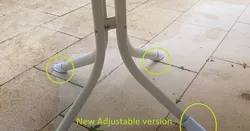 adjustable Table Foot (Brand unknown)