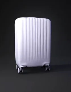 black hard shell suitcase with four double spinner wheels and built in