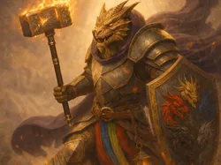 Creality Cloud | CubeMe Project(1) Dragonborn paladin, chonky model, chibi | ملفات الطابعة ثلاثية الأبعاد