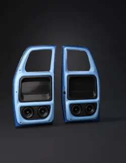 create a model of 1995 to 1998 gmt400 door sail panels for both sides