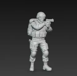 Escape from tarkov soldier whit gun 2