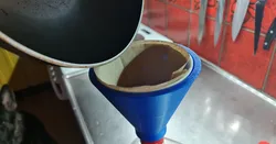 Fry oil drainer