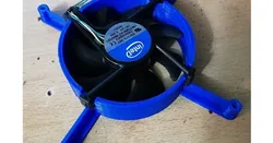 Intel cpu fan to 120mm inlet/outlet computer fan