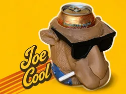 Joe Cool Porta latas retro vintage Compañero de bebidas - Modelo de impresión 3D gratuito