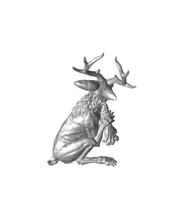 Nibbling Jackalope - Small Beast