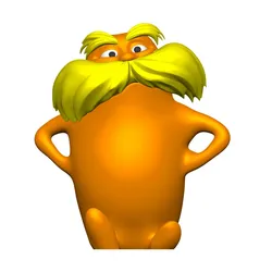 Other STL Descărcare - SEATED LORAX - MiniMe_3d