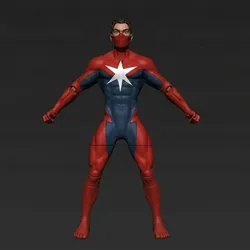 Other STL Descărcare - Star Guardian - Masked Superhero 3D Printable Figure - MIDNIGHT_ART