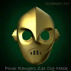 Other STL Download - Power Rangers Zeo Cog Mask Stl 3D Print fileby MIDNIGHT_ART