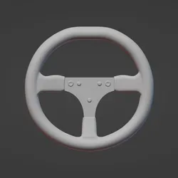 Steering Wheel fits McLaren MP4/4 Formula 1 – STL Scale Model Kit (1:24 / 1:18 / 1:12)