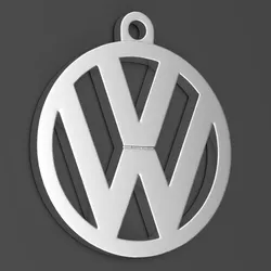 volkswagen logo key ring