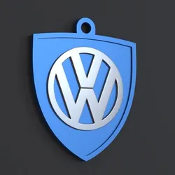 volkswagen logo key ring