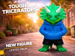 3D printer bestanden | 3MF | Urban swag Triceratops