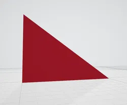 55 degree angle triangle - 8mm thick