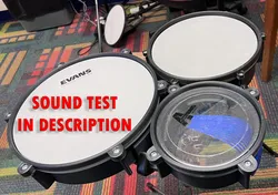 6in, 8in, 10in, 12in, 13in, and 14in Tunable Drums  with accesssories
