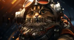 Astronot Kedi Lithophane