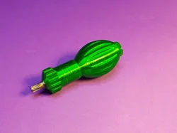 Bit collet screwdriver with storage