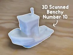 Botched Benchy (3D Scanning Experiment)