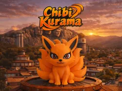 Chibi Kurama (zorro de nueve colas) - Modelo de impresión 3D gratuito