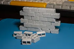 Cinder blocks (new and damaged)