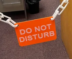 Do Not Disturb Sign