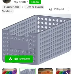 Gratis Other STL indir - storage bin - Erin Davis