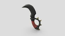 Handpainted Rogue Dagger