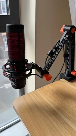 Microphone Adapter Remix for Flexible Phone Arm