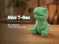 Mini T-Rex adorable - Modelo de impresión 3D gratuito