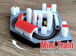 Mini Train - Functional City Diorama