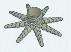 Minion Octopus Ring