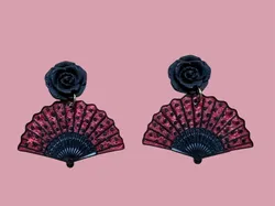 Pendientes abanico  - Modelo de impresión 3D gratuito