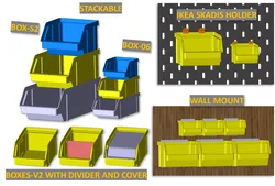 Sichtlagerkästen / open-fronted storage bins Collection