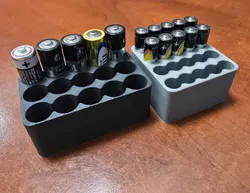 simple battery case AA/AAA